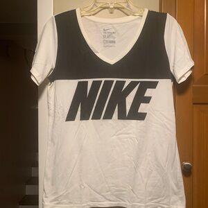 Nike Black and White Dri-FIT Tee